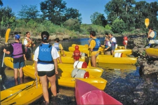 Canoa kayak en Chassezac 